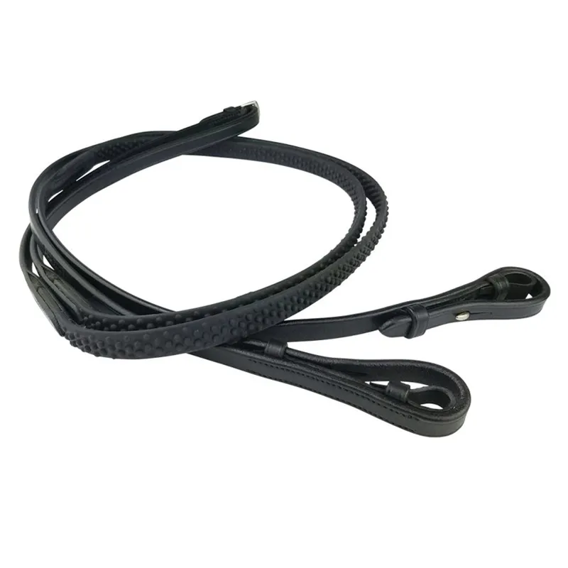 EcoRider Ultra Comfort Flexi Fine Reins - Black
